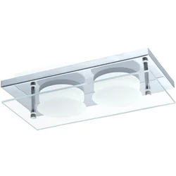 Eglo 75327 -  LED plafonsko svetlo ABIOLA 2xLED/6W/230V sjajni hrom