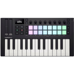 Novation Launchkey Mini 25 MK4 MIDI keyboard Black