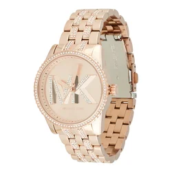 MICHAEL Michael Kors Analogna ura RITZ rožnato zlata