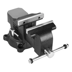 Vrtljivi primež z nakovalom 125mm 67968