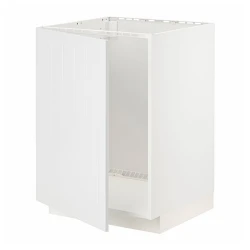 METOD Podni element za sudoperu, bela/Stensund bela, 60x60 cm