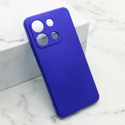 Futrola Soft Silicone za Xiaomi Redmi Note 13 5G plava