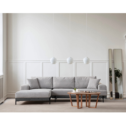 Atelier del Sofa Ugaona garnitura Eti 98x78x170cm Siva