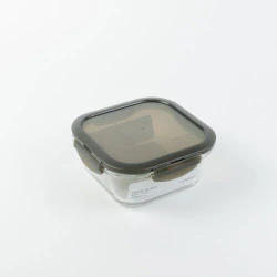 Lock n Lock Staklena posuda za hranu Ovenglass Euro Gray 750ml, Siva