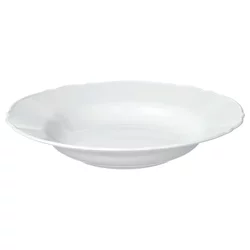 UPPLAGA Duboki tanjir, bela, 26 cm