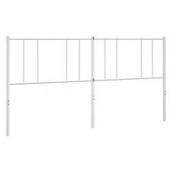 Vidaxl Kovinsko nadomestno vzglavje belo 180 cm