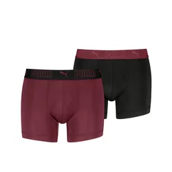 Mens Puma Sport Microfiber Boxers (2-Pack), Red, Size 4, Clothing
