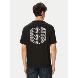 MICHAEL Michael Kors Majica CF6535WFV4 Črna Regular Fit
