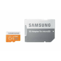 SAMSUNG sd kartica MICRO 64GB SDXC EVO + SD ADAPTER