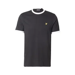 Lyle & Scott Majica Ringer zlato-rumena/črna/bela