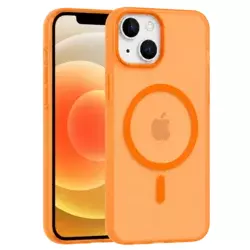 Matte Color MagSafe maska za iPhone 15 – narandžasta
