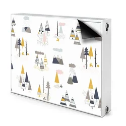 tulup.si Pokrov za radiator PVC Risala drevesa 90x60 cm