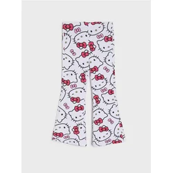 Sinsay - Flare pantalone Hello Kitty - pastelno roze