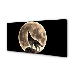 tulup.si Slika na platnu Volk luna 125x50 cm