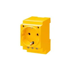 Siemens Modularna vtičnica 2P+Z 16A 230V Schuko za letev rumena 5TE6810