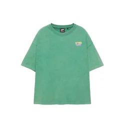 Pull&Bear Majica STWD modra / rumena / svetlo zelena / rdeča