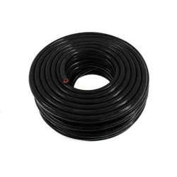 TurboWorks PRO črna 20 mm ojačana silikonska vakuumska cev
