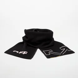 Šali OFF-WHITE KIDS Type Logo Scarf Black/ Soft Pink Universal