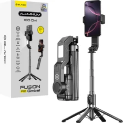 Blavec Selfie Stick Aluminium Fusion P-10 Gimbal tronožac + daljinski upravljač 1 metar crni