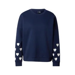 VERO MODA Majica VMKAROL mornarska/bela