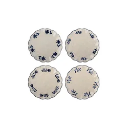 Bloomingville set krožnikov iz kamenine 20,5 x 2 cm
