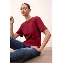 Trendyol Milla Ženska majica TWOSS26TS00005, Bordo