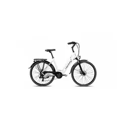CAPRIOLO E-CITY LADY 28 E-BIKE belo-crni
