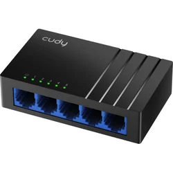 CUDY Switch gigabitni prekidač sa 5 portova GS105D 5x RJ45 10/100/1000 (Alt. SG105, PFS3005-GT-L))