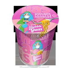 HAS NOODLE Nudle u čaši, Crushed noodles, Bubble gum, 8 komada
