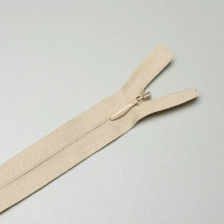 ARTFABRIC STORE Skriveni rajsferšlus, Bež, 20cm, tip 3