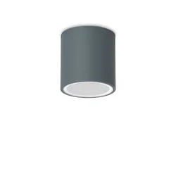 Ideal Lux - Spoljna spot svetiljka TECHO 1xGU10/20W/230V prečnik 9 cm IP54 antracit