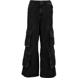 2Y Studios Kargo kavbojke Mara črn denim