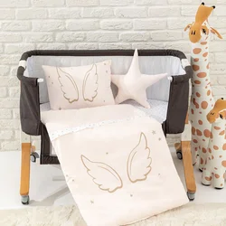 Aberto Design Komplet posteljine za bebe, Bež