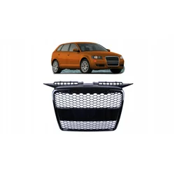 Audi A3 8P sijajno črna maska