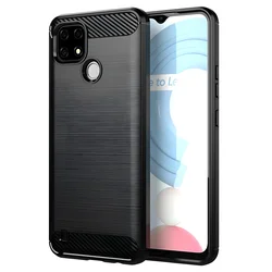 Futrola Carbon Shield TPU za Realme C21 - Crna KP10687