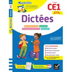 Dictées CE1 - Cahier de soutien nouveau programme