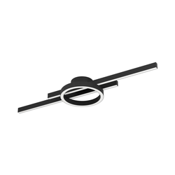 EGLO Amandolo Plafonjera, LED, 23.5W, IP20, Crna