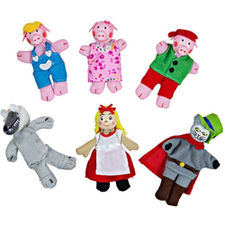 Bigjigs Toys Prstne lutke pravljične figure