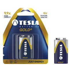 Baterije TESLA 9V GOLD+