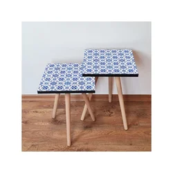 Hanah Home Sklapajući Stočić 2 Komada 2SHP37 - Navy Plavo