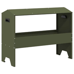 Hranilica za stoku Maslinasto zelena 79 x 35 x 62 cm