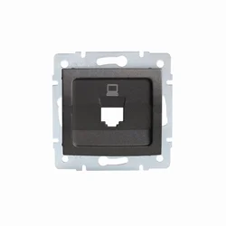 shumee Adapter RJ45 računalniška vtičnica, grafitna, Kanlux 25929