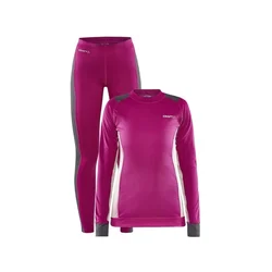 Craft ženski set core dry baselayer set w roxo-granite