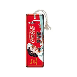 Nostalgic-Art Obeleživač za knjige Coca-Cola Waitress metalni
