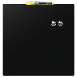 Samoljepiva magnetna ploča Quarter, 36 x 36 cm, Crna