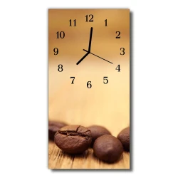 tulup.si Steklena navpična ura Kuhinja kava rjava 30x60 cm
