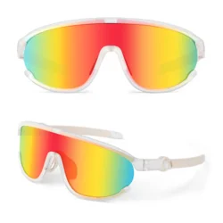 Fenchi Unisex naočare za sunce, Bele