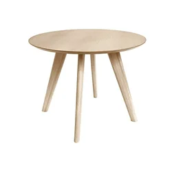 Miza Oakland 908 Lahki hrast, 75cm, Les, Prevleka iz naravnega lesa, Les