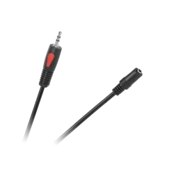 Jack Avdio kabel Jack 3.5mm moški-ženski 1.8m Cabletech Eco-Line