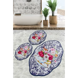 Lessentiel Maison Set 3 prostirke za kupatilo Šareni